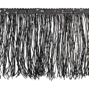 uxcell 5 Yards of 10cm/4" Sequin Fringe Trim Sparkling DIY Fringe Tassel Trim Ribbon for Costume Clothes DIY Sewing Crafts Decoration, (16.4 ft/5m) Pink