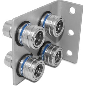 TL39B-4 1/2 '' NPT Ag قارنات التوصيل الهيدروليكية للدفع/السحب مع دعامة تثبيت قابلة للفصل - أداة توصيل هيدروليكية سريعة التحرير in Kuwait