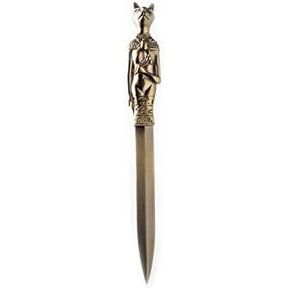 Metal Ancient Egyptian Totem Letter Opener Creative Office Gift for Historian Or Archaeologist (（Bronze） Anubis)
