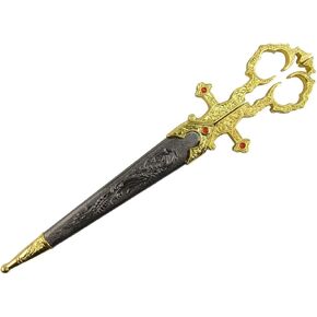 Treasure Gurus 10" Vintage Style Medieval Renaissance Scissors with Sheath