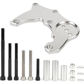 Edicapo LS R4 AC Compressor Bracket Compatible with Chevy Chevrolet GMC LS LQ LS2 LS3 LS6 Vortec Truck Spacing 1999-2013