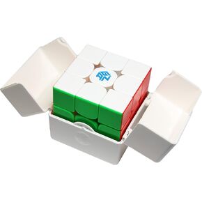 CuberShop GAN 11 M Duo، مكعب سرعة مغناطيسي ممتاز 3X3 بدون ملصقات، مكعب سرعة احترافي سلس وسريع 3x3 مع لمسة نهائية بلوري (GAN 11M Duo Matte Surface - داخلي أساسي) in Kuwait