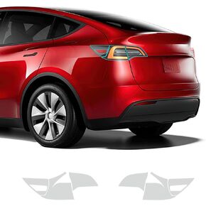 for Tesla Model Y 2020-2023 PPF Precut Gloss Clear 8.5mil TPU Car Paint Protective Film Self Healing HD Film Scratch Protector Exterior Accessories (Front Bar Center Part 1Pcs)