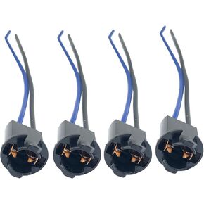 4pcs T10 W5w LED Bulbs Socket 2-Wires Socket Holder Adapter connector Turn Signal Tail Stop Rear Brake Light wiring harness plug car Pigtail Cable in Kuwait