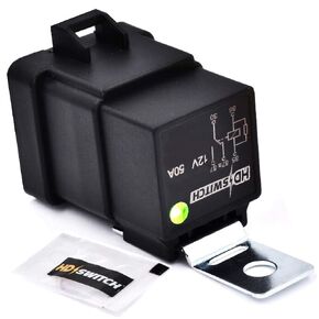 HD Switch 12V Fan Control Relay Replaces GM 12177233 D00 Omron - Upgraded with LED Indicator - Also Fits ACDelco 15-8721 - 1R1057 A/C Compressor Control