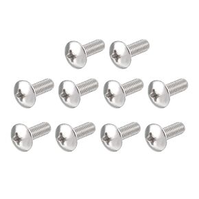 uxcell A15121600ux0584 M4x12mm Stainless Steel Phillips Head Machine Screws (Pack of 50)