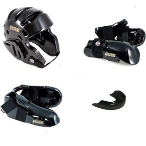 ProForce Lightning Karate Martial Arts Sparring Deluxe 6 Piece Package Deal w/Ultra Lightning Kicks & Free Mouthpiece