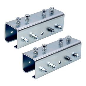 CNQLIS Strut Channel Connector Extend Bracket,3mm Thickness Steel Strut Connector Bracket Splice Joiner,for 1-5/8" Wide 1-5/8" Height Strut Channel