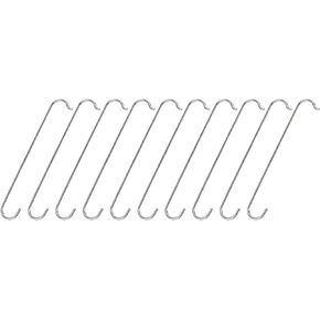 Chazcool 10PCS Stainless Steel Bicycle Chain Hooks, Bicycle Chain Hook for Mountain Road Bicycle, Bike Chain Hook