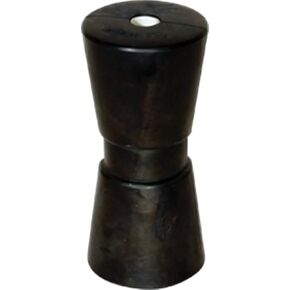SeaSense BLACK RUBBER 10IN KEEL ROLLER, 10 X 5/8-Inch