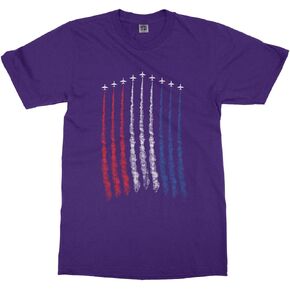 Threadrock Kids Red White Blue Air Force Flyover Toddler T-Shirt