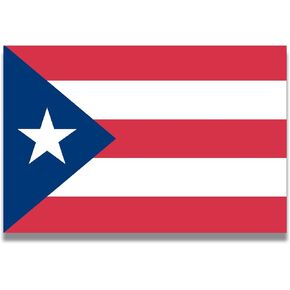 Magnet Me Up Puerto Rican Flag Magnet Decal, 4x6 Inches, Red, White and Blue, Heavy Duty Automotive Magnet for Car Truck SUV, or Any Other Magnetic Surface, Collectible Souvenir, Crafted in USA