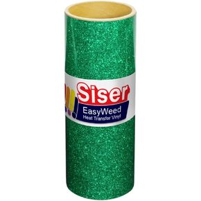 SISER GLITTER Heat Transfer Vinyl (Tshirt HTV) 20" x 12" - GRASS GREEN