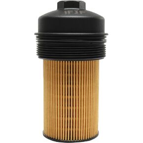 iFJF EC781 Oil Filter Cap and FL2016 Oil Filter Replacement for 2003-2007 6.0L 2008-2010 6.4L Powerstroke F250 F350 F450 F550 Super Duty 2003-2005 Excursion 1840754C91 3C3Z-6766-CA 3C3Z6731AA