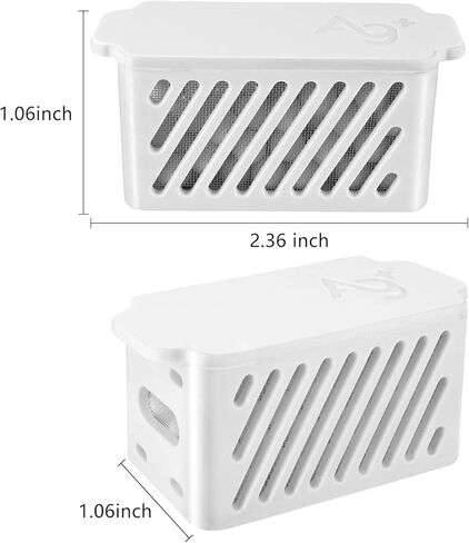 Chuancheng 2 قطعة وحدة الأيونات الفضية لـ Roborock S7maxv Ultra / S7 Pro Ultra/Q Revo / S8+/S8/S8 Pro Ultra /S8 Plus/G10S Pro / P10 /G10S Pure G20 استبدال المكنسة الكهربائية in Kuwait