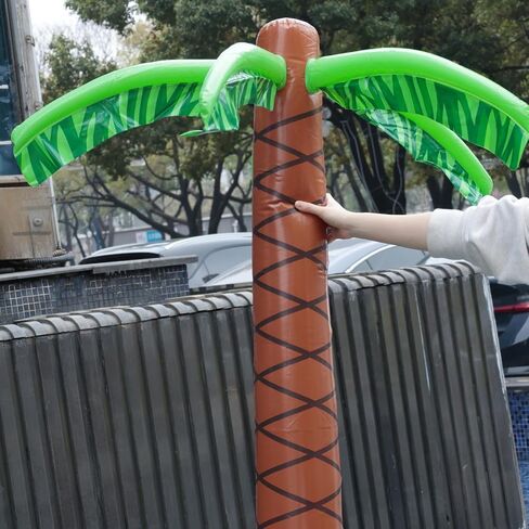 عمر الحاضر نفخ أشجار النخيل، 5.5ft-2pack تفجير أشجار النخيل لديكورات حزب هاواي، الأطراف لوا، زينة حزب الشاطئ، ديكور حزب الصيف الاستوائية موضوع ديكور متعة في الهواء الطلق in Saudi Arabia