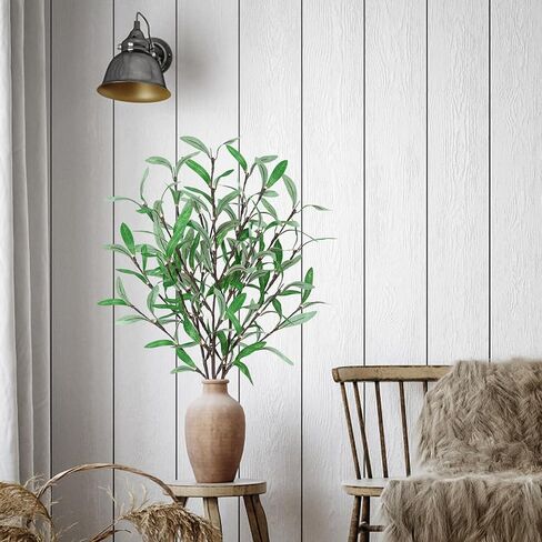 TiYiViRi Lighted Olive Branches - 30 Inch Light Up Olive Stems with 60 LED Lights, 120 Leaves, Timer Battery Operated Lighted Branches for Vases, Prelit Artificial Greenery for Home Spring Decoration in Saudi Arabia