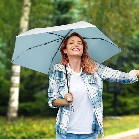 G4Free UPF 50+ UV Protection Travel Sun Umbrella Compact 42 Inch Small Umbrella Carbon Fiber Super Slim Small Mini Sun Umbrellas in Saudi Arabia