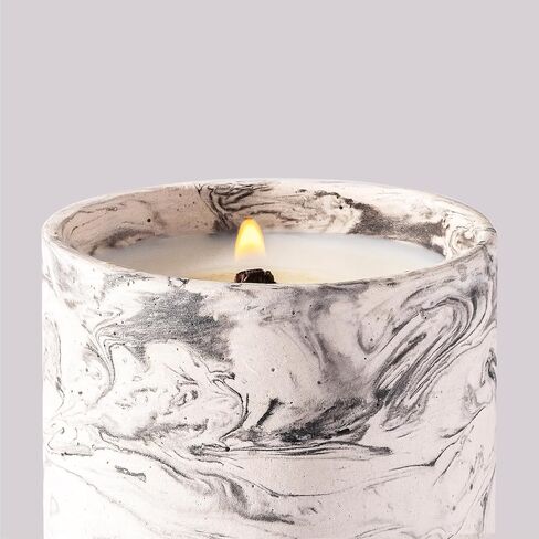 Generic Handcrafted Soy Candle in a Plaster Cup with Forest Cone Fragrance in Saudi Arabia