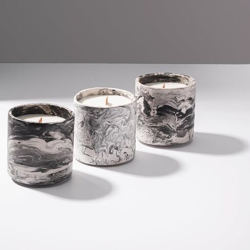 Generic Handcrafted Soy Candle in a Plaster Cup with Forest Cone Fragrance in Saudi Arabia