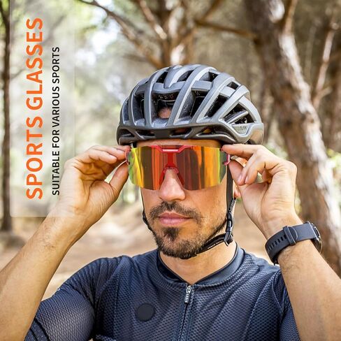 MARIDA Youth Sports Sunglasses, Running Sunglasses UV400 Protection Sun Glasses 8-16 in Saudi Arabia