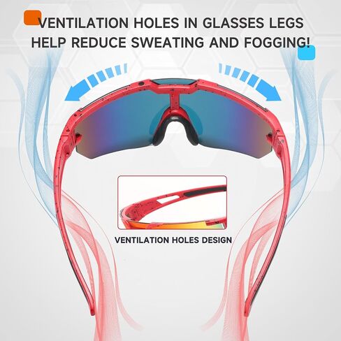 MARIDA Youth Sports Sunglasses, Running Sunglasses UV400 Protection Sun Glasses 8-16 in Saudi Arabia