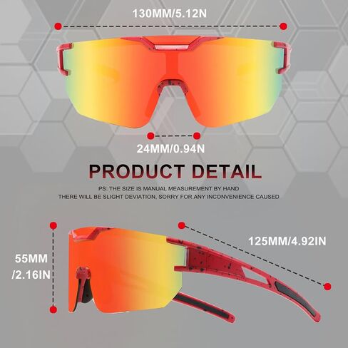 MARIDA Youth Sports Sunglasses, Running Sunglasses UV400 Protection Sun Glasses 8-16 in Saudi Arabia