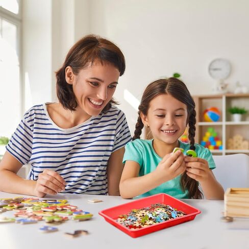 40 Pcs Plastic Art Trays Stackable Art Trays for Kids Plastic Trays Small Trays Craft Tray Kid Activity Plastic Tray for DIY Projects Painting Beads Home School, 5 Colors (11 x 8.3 x 1.2 Inch) in Saudi Arabia