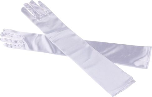 XINMELISHANG Women Elegant Satin Gloves Ladies Bridal Gloves Wedding Gloves Costume Gloves in Saudi Arabia