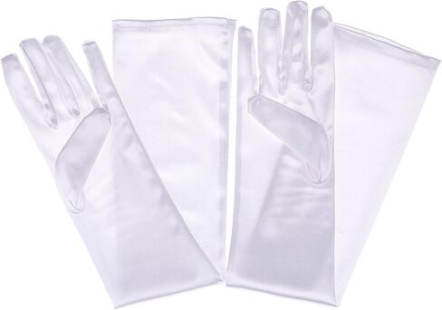 XINMELISHANG Women Elegant Satin Gloves Ladies Bridal Gloves Wedding Gloves Costume Gloves in Saudi Arabia
