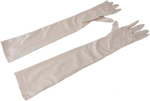 XINMELISHANG Women Elegant Satin Gloves Ladies Bridal Gloves Wedding Gloves Costume Gloves in Saudi Arabia