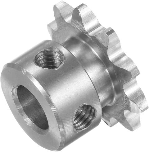 HARFINGTON B Type Roller Chain Sprocket 10 Teeth 8mm Bore Stainless Steel Motor Drive Gear for Chain DIN/ISO No. 04C-1 and ANSI No. #25 in Saudi Arabia