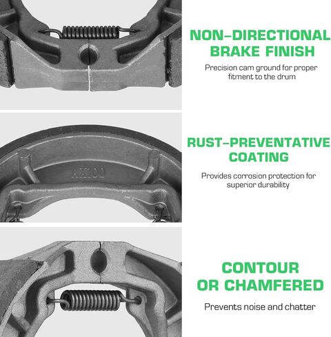 Youxmoto Front Rear Brake Shoes for Kawasaki KLX 110 2002-2020 / KLX 110L 2010-2020 / KLX 110R 2002-2021 Drum Brake Shoe Pads in Saudi Arabia
