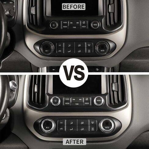 JWWY for Colorado Radio AC Knobs Air Conditioner Switch Button for 2014-2023+ Chevrolet Colorado, Center Console 4WD Switch Knob for GMC Chevy Colorado GMC Canyon Accessories Aluminum Alloy Blue in Saudi Arabia