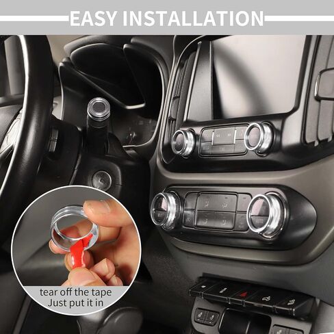 JWWY for Colorado Radio AC Knobs Air Conditioner Switch Button for 2014-2023+ Chevrolet Colorado, Center Console 4WD Switch Knob for GMC Chevy Colorado GMC Canyon Accessories Aluminum Alloy Blue in Saudi Arabia