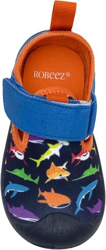 Robeez Baby Boys Slip Resistant Neoprene Water Shoes for Summer, Beach, Pool, Jawsome, 2.5 Years in Saudi Arabia