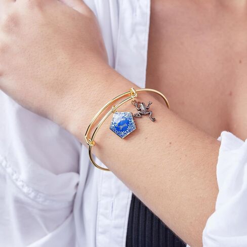Alex and Ani AS771623TT,Harry Potter, Chocolate Frog Duo Expandable Bangle Bracelet,Two Tone,Multi, Bracelets in Saudi Arabia