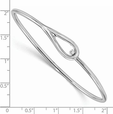 925 Sterling Silver Bangle Bracelet Cuff Expandable Stackable Hook Clasp Fine Jewelry For Women Gifts For Her in Saudi Arabia
