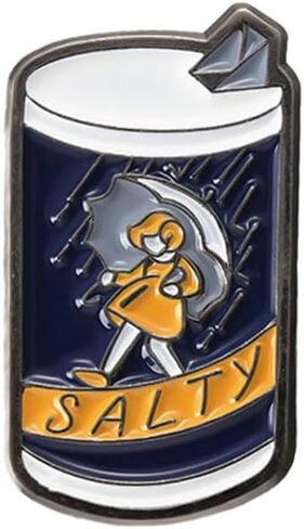 Salty Cans Enamel Pin Girl Inspiration Badge Hat Backpack Cute Cartoon Brooches Lapel Badge for Clothing Bags Jackets Accessories Supplies DIY Crafts in Saudi Arabia
