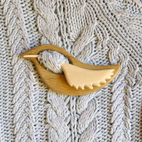 Wooden brooch pins for women set,Cute Animal Personality Pin,Brooch Pin with Wooden Animal Pattern Badge Decor Pins for Jackets, Lapel, Backpack, Hat in Saudi Arabia