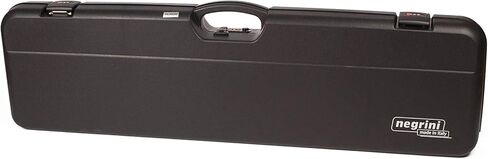 Negrini Cases 1603/IS-2C/4782 Shotgun Case for O/U PP/1 Gun/2 Barrels up to 36-Inch, Black/Red in Saudi Arabia