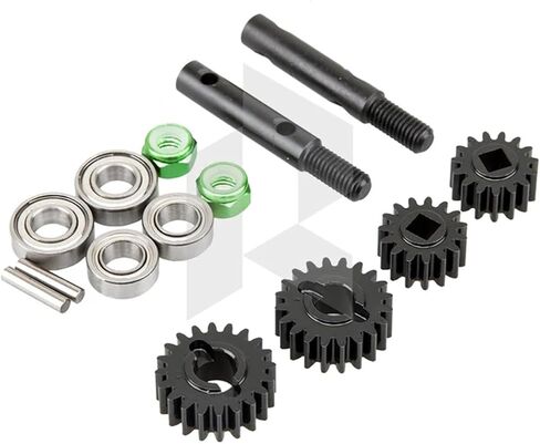 Rhino Capra Metal Complete Front Rear Portal Axle Set for 1/10 RC Crawler Car Axial SCX10 I SCX10 II Redcat GEN8 RGT EX86100 (Silver Color) in Saudi Arabia