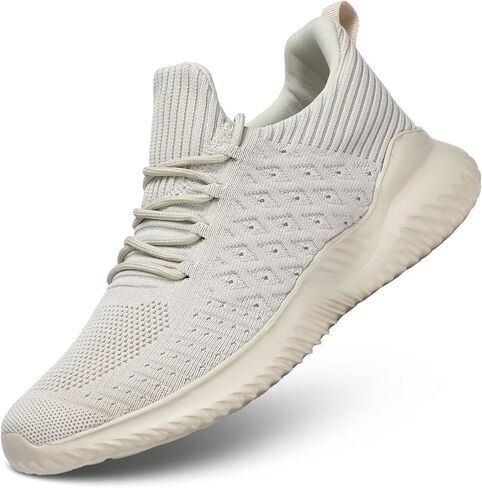 KELUOE Mens Slip On Walking Shoes Lightweight Breathable Non Slip Running Shoes Comfortable Fashion Sneakers Workout Casual Sports in Saudi Arabia