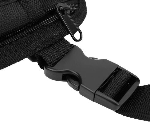 حقيبة Qinlorgo Radio Walkie Talkie، حقيبة الصدر Walkie Talkie، 10.2x6.69 بوصة حقيبة صدر محمولة في اتجاهين مع حزام قابل للتعديل للرجال والنساء أثناء الجري والمشي لمسافات طويلة in Kuwait