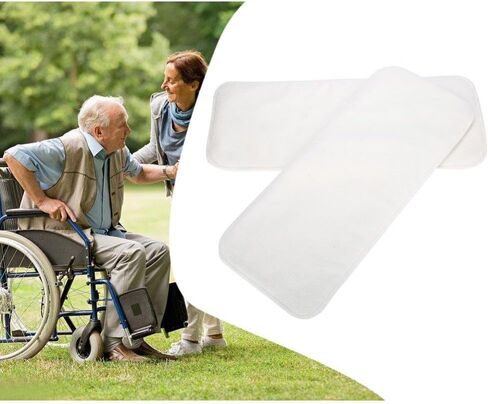 Reusable Adult Diaper, Washable Adult Pocket Nappy Cover Adjustable Reusable Diaper Cloth Breathable Leakfree Adult Cloth Diaper (Dark Blue) in Saudi Arabia