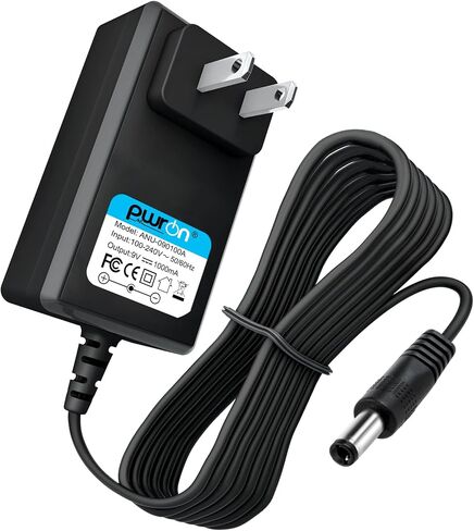 شاحن PwrON للمسجل المحمول Zoom AD-14، محول تيار متردد 5 فولت متوافق مع Zoom H4n Pro، H4n، R16، AD-14، ARQ AR-96، AR-48، UAC-2، Q3، Q3HD وR24 مزود الطاقة in Saudi Arabia
