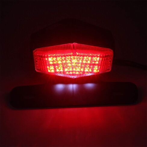 License Holder Bracket LED Brake Tail Lights Turn Singal For SUZUKI DRZ400 S/SM DR-Z 400 DRZ400SM DRZ400S DRZ DRZ400 Motorcycle Tail Tidy Fender Eliminator (Clear) in Saudi Arabia