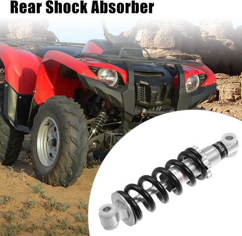 X AUTOHAUX Rear Shock Absorber 180mm 750lbs Rear Shock Damper for Gas Scooter Electric Bike Dirt Bike 47cc 49cc ATV Quad Mini Pocket Bike Silver Tone in Saudi Arabia