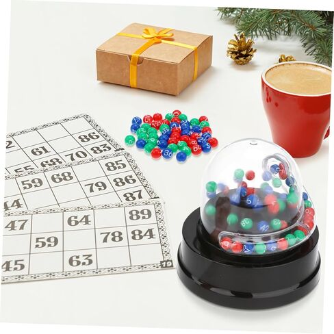 NOLITOY 98 pcs Machine Ball Mini Accessories playset Accessories red Accessories Game Lotto Game Ball Adult Party Games Plastic Bingo Game Number Ball Round Capsule Child in Saudi Arabia