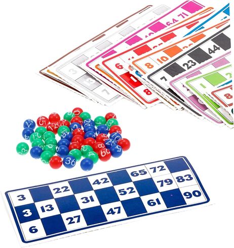 NOLITOY 98 pcs Machine Ball Mini Accessories playset Accessories red Accessories Game Lotto Game Ball Adult Party Games Plastic Bingo Game Number Ball Round Capsule Child in Saudi Arabia